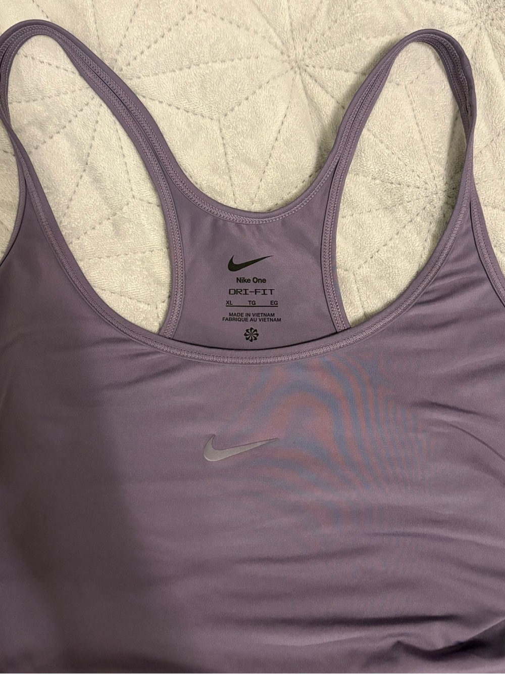 Nike Gray Racerback Athletic Tank Top - Picture 8 of 8